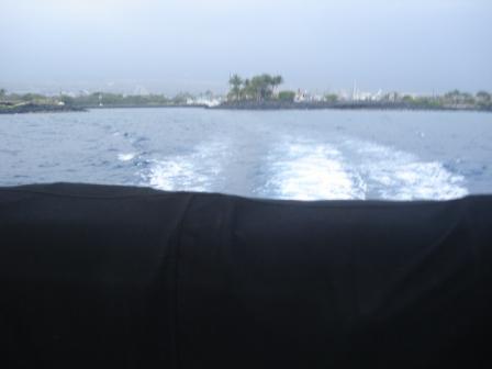 Leaving Kona harbor